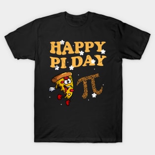 Happy Pi Day Mathematic Math Teacher Gifts Leopard Rainbow T-Shirt